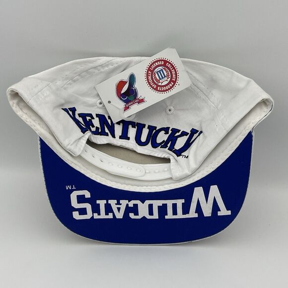 Vintage Kentucky Wildcats Hat Global Caps All Over Big Logo Snapback 1994 - NWT - Picture 10 of 16